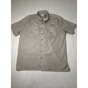 Men’s Pacific Trail Vented Shirt Fishing Hiking Outdoors Button Up‎ Size XXL Tan